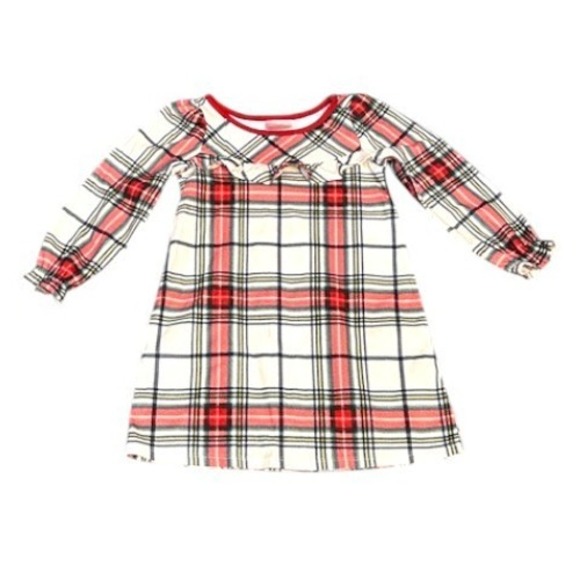 Girls Plaid Christmas Nightgown 3T Cozy Flannel Holiday Winter Sleepwear Rustic - Picture 1 of 13